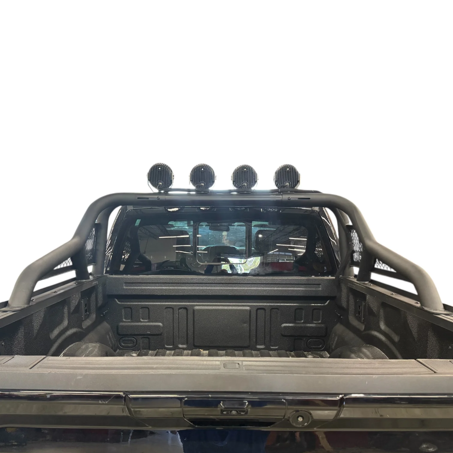 RAM TRX 2021-2024 REAR BED CHASE RACK WITH (4) 6” LED LIGHTS