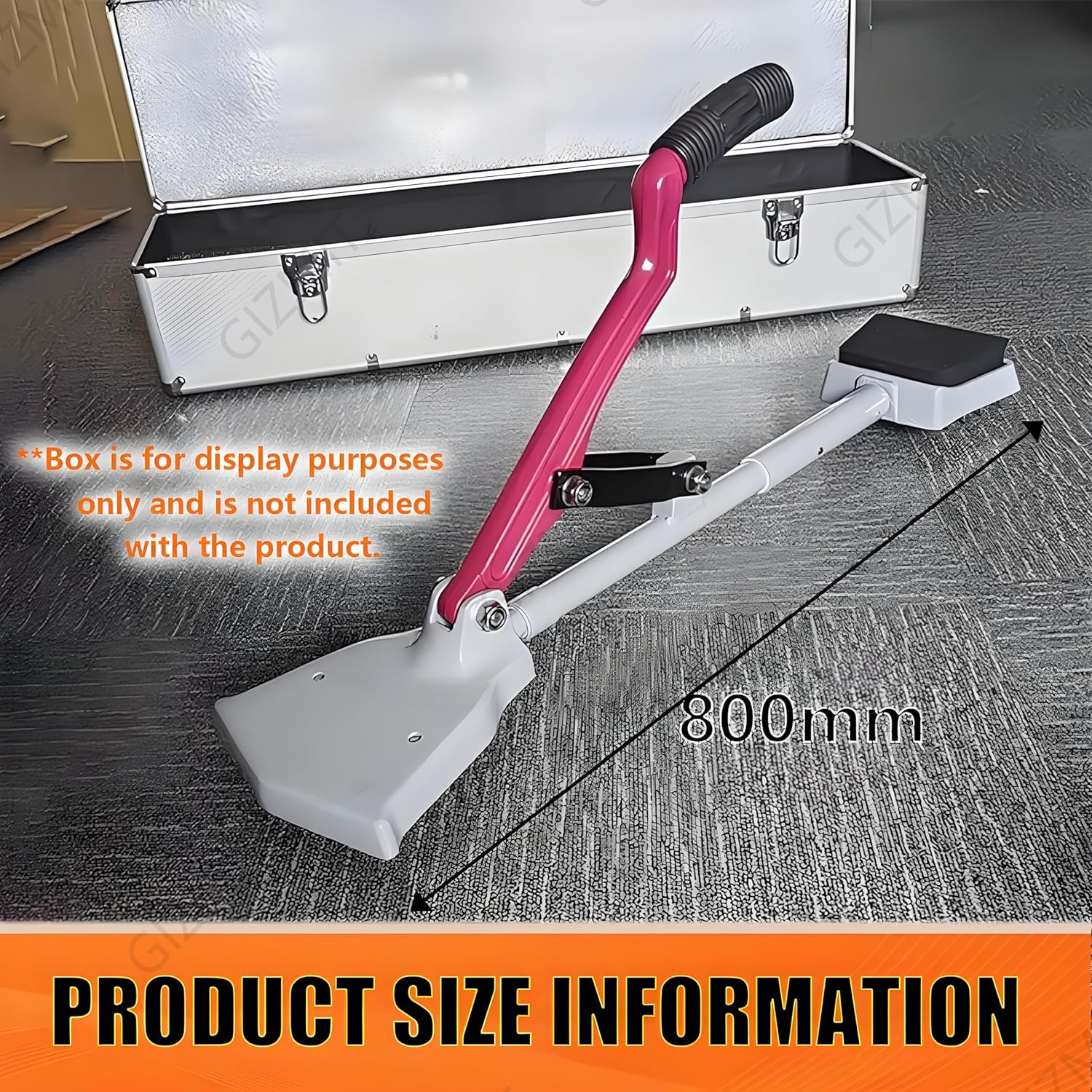 Kneeless Carpet Stretcher, Carpet Kicker Stretcher, Fit Laying Tool w/Soft Rubber Handle and Grippers for DIY Use,Essential Fitting Tool for Flooring Projects