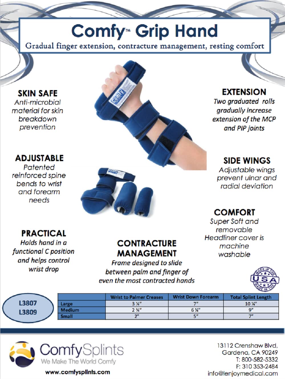 C-Grip Hand - adult medium - right