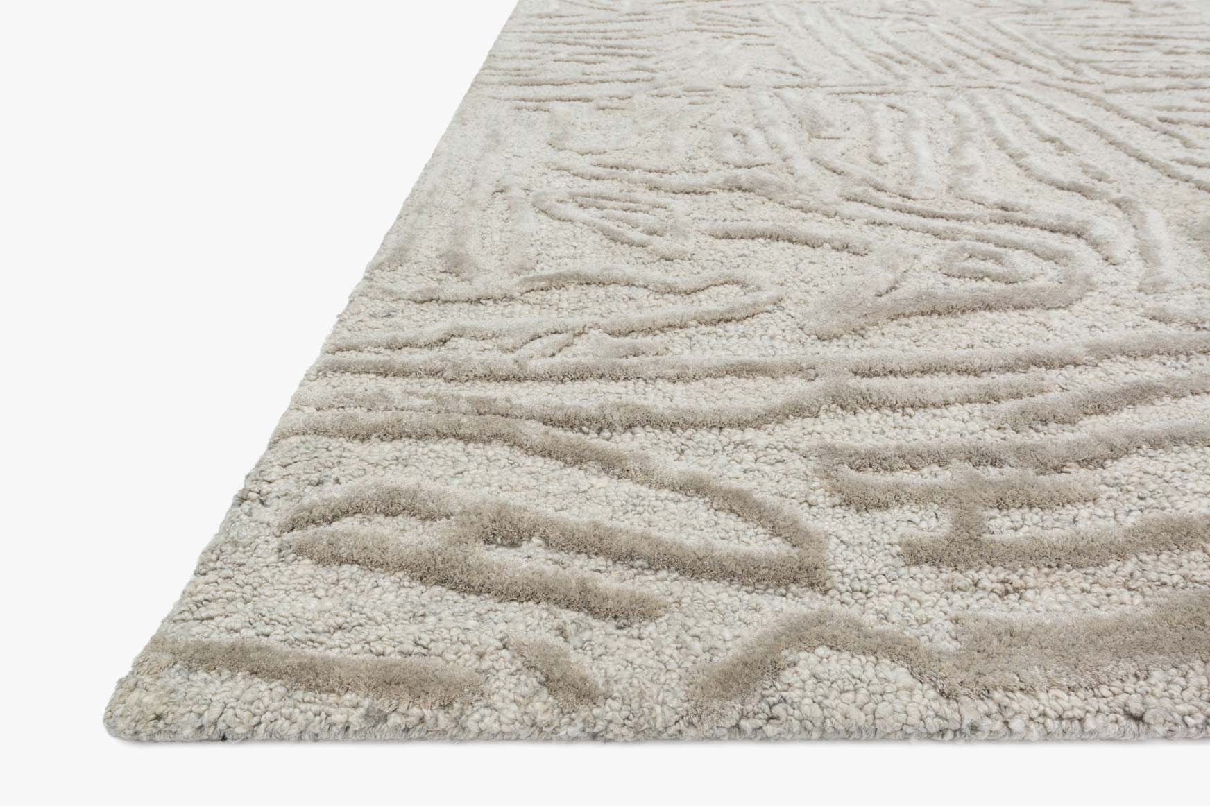 Loloi Juneau Collection - Contemporary Hand Tufted Rug in Silver & Silver (JY-06)