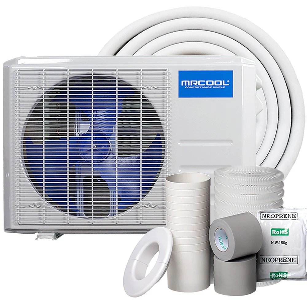 MRCOOL Advantage 12K BTU, 1 Ton, 19 SEER, Heat Pump Condenser with 16 Ft. Line Set Install Kit (A-12-HP-C-115B)