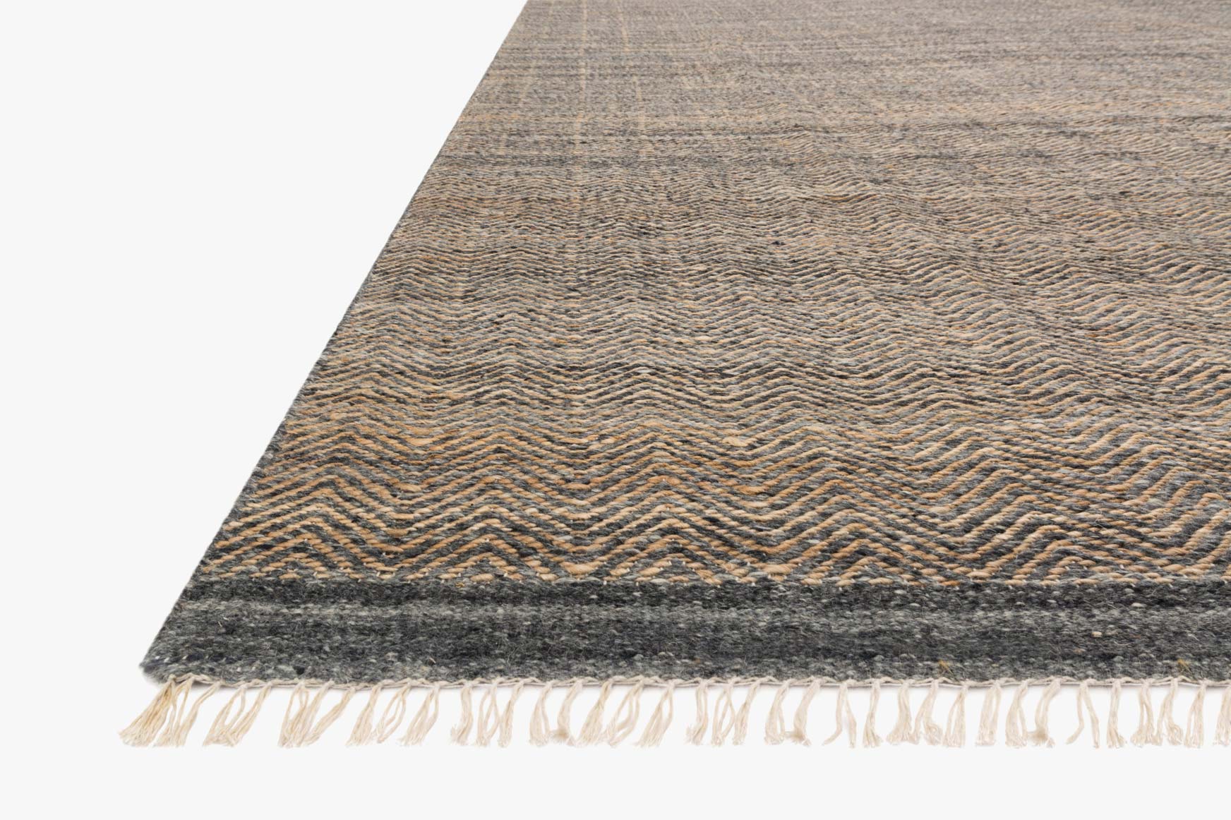 Loloi Omen Collection - Contemporary Hand Woven Rug in Ink (OME-01)