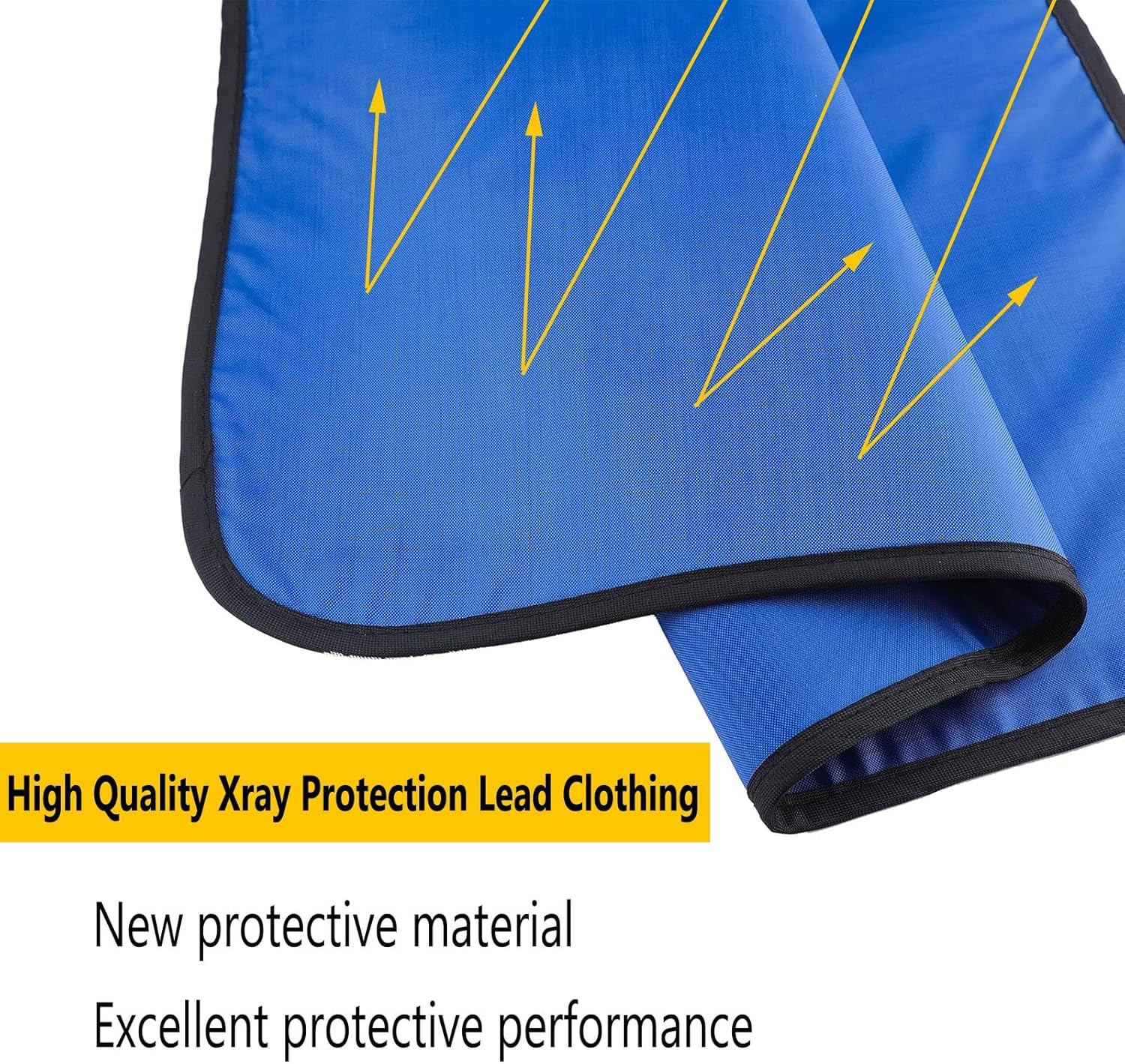 Lead Xray Shielding Blanket 0.35/0.5mmpb, Lead Lined Blanket for Health Checkup Medical Use(0.5 mmpb,60X80CM)