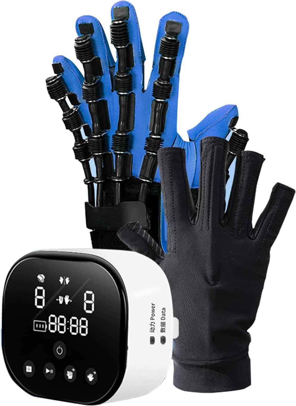 Electric Hand Splint Support for Training Finger Flexion Correction, Stroke Hemiplegia Rehabilitation Robot Gloves Training