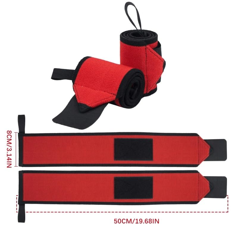 Power Weight Lifting Gym Straps Wraps Training Wristband Wrist Support Brace Powerlifting Fitness