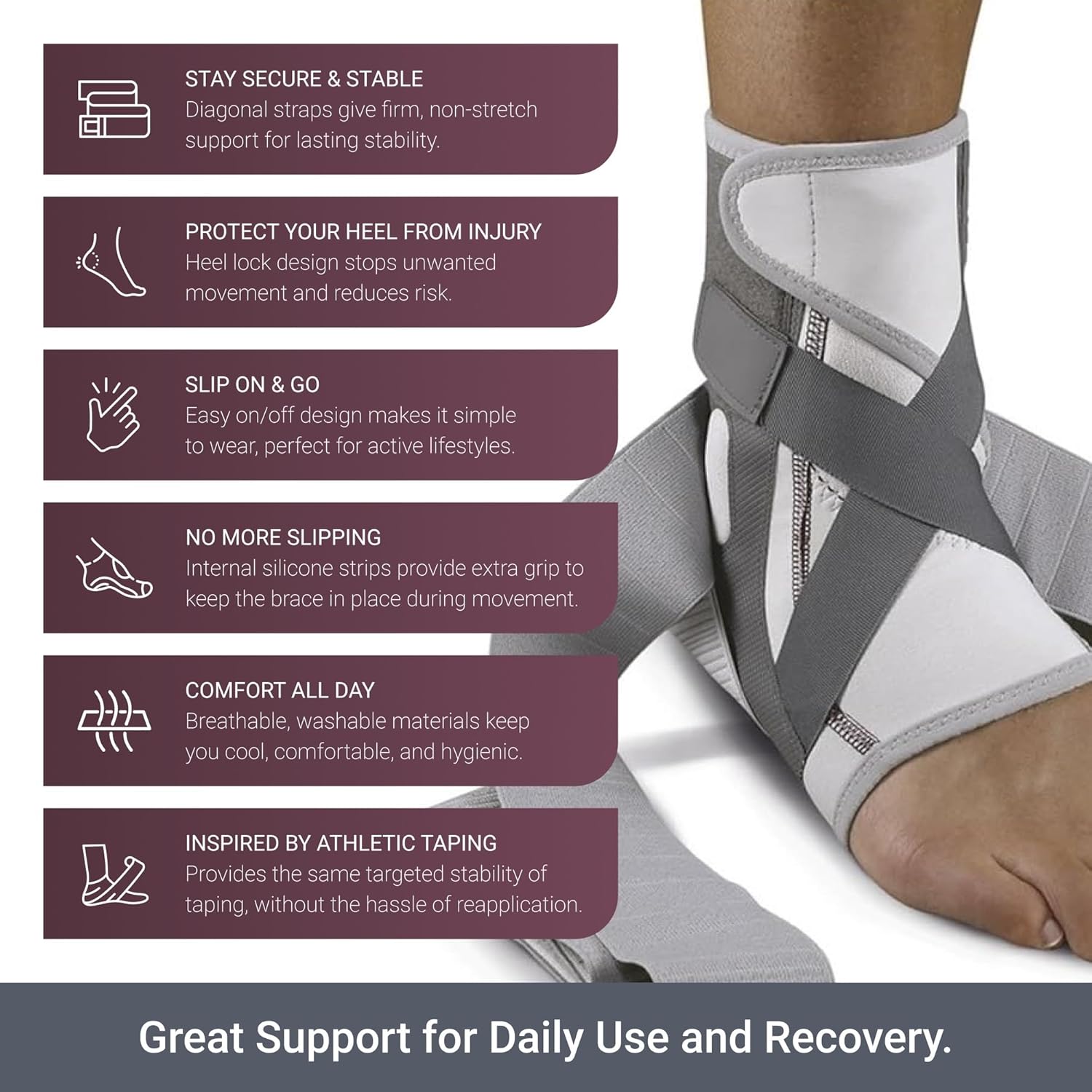 Push med Ankle Brace Aequi Flex