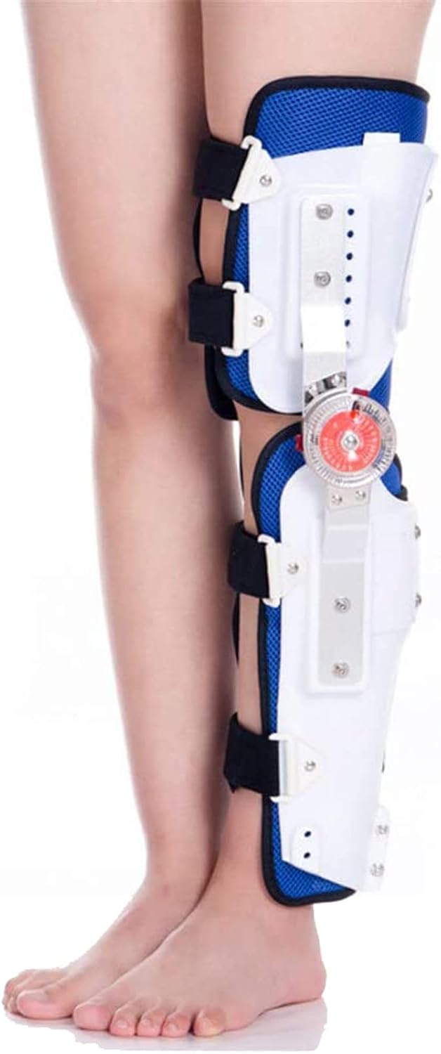 Knee Support Brace - Universal Adjustable Size Left Or Right for Recovery Stabilization,Medical Orthopedic Support Stabilizer,Ideal for Acl/Ligament/Sports Injuries,