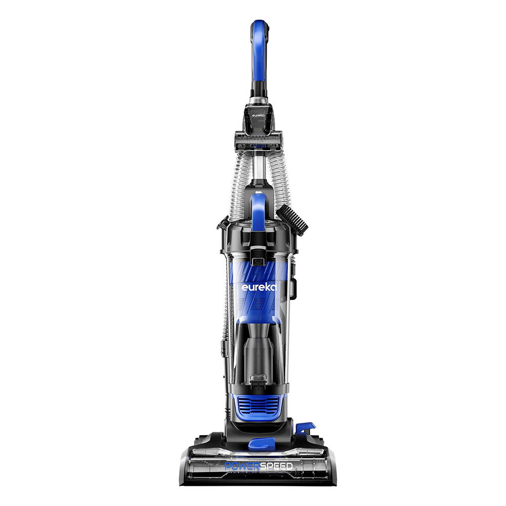 Eureka Lightweight Powerful Upright Vacuum Cleaner for Carpet and Hard Floor, PowerSpeed, New Model,Blue,black/New Model