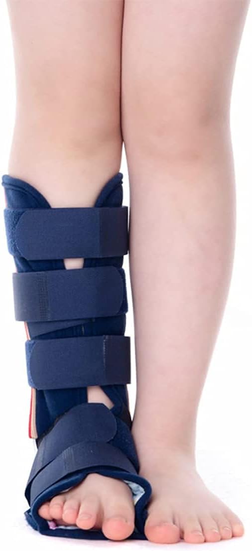 Foot Drop orthosis Children's Calf and Ankle Fixation Brace Leg and Ankle Sprain Fracture and Dislocation Rehabilitation Support Bra (Color : Medium)