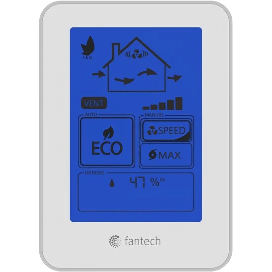 Fantech ECO-Touch IAQ Multi-Function Dehumidistat (414727)
