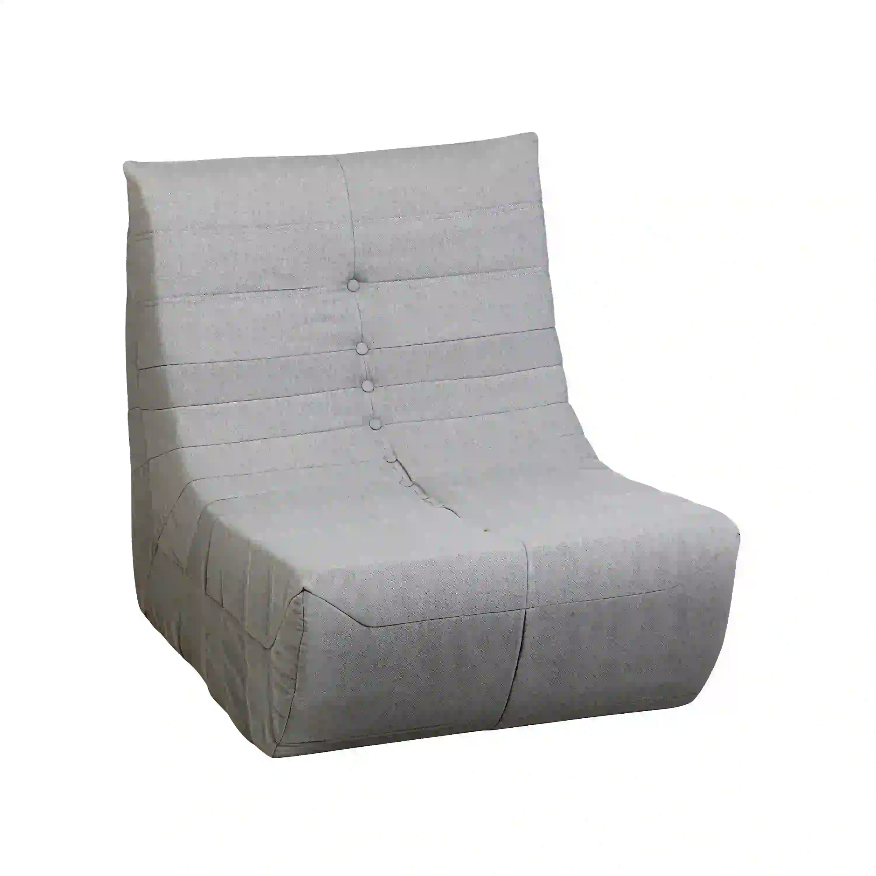 Deko Living Gray Outdoor Compressed Foam Chair (COP30019LST)