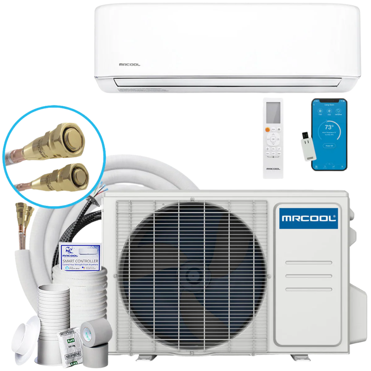 MRCOOL DIY Easy Pro 9,000 BTU Ductless Mini Split w/Heat Pump R-454B