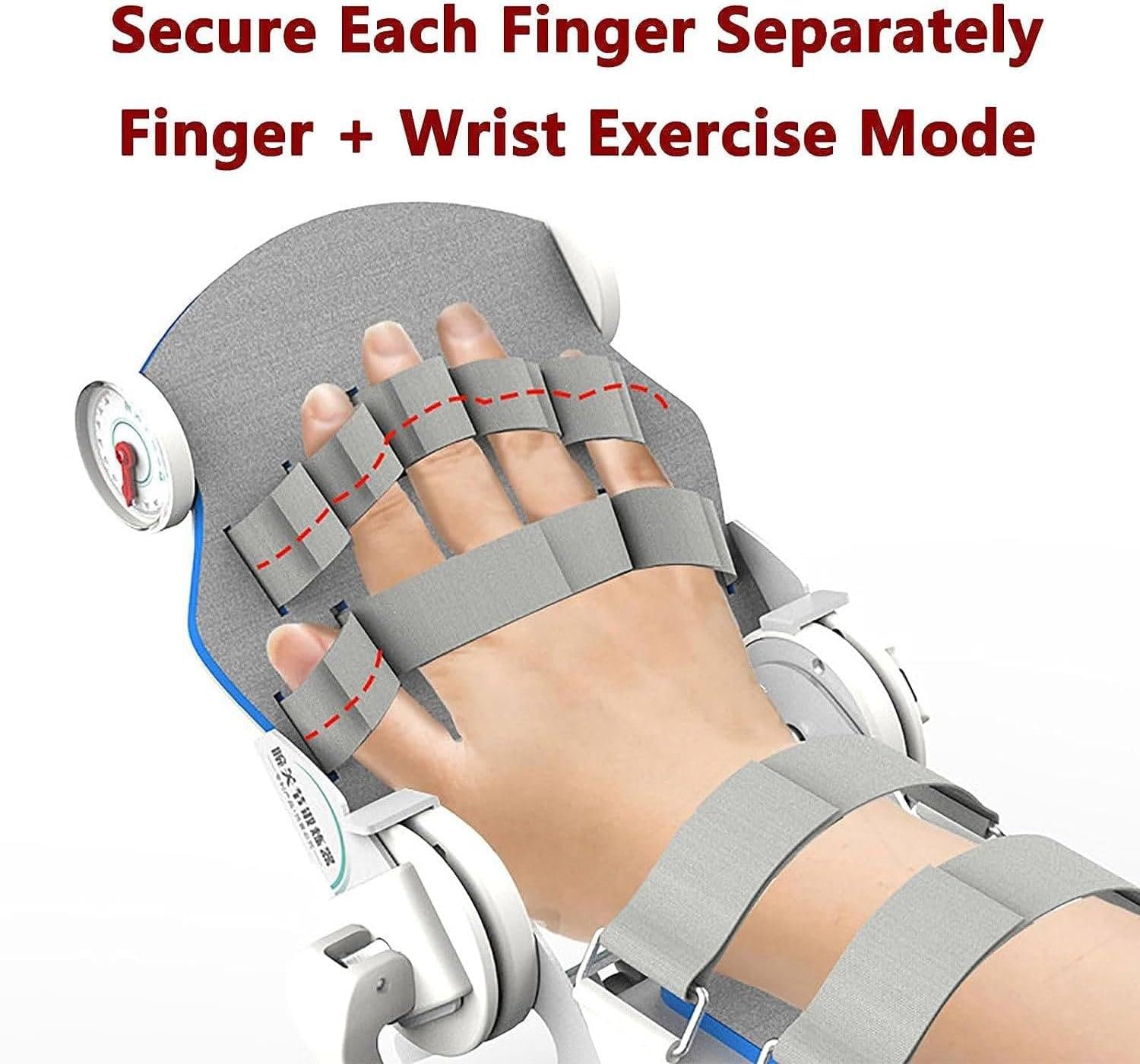 Electric Elbow Joint Rehabilitation Device, Adjustable Post Op Elbow Brace Stabilizer Splint, Full-angle Exercise, Finger Fixed Rest Hand Splint