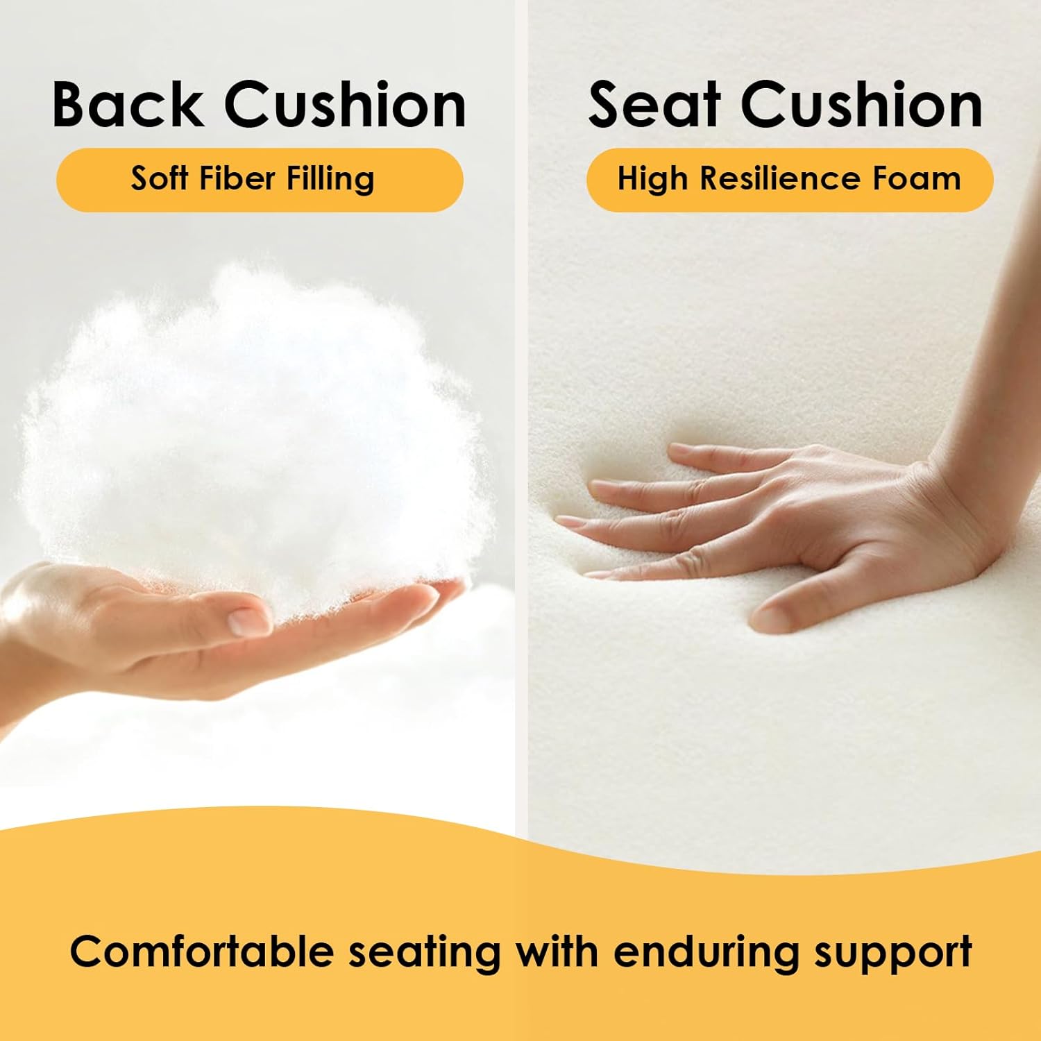 Outdoor High Back Chair Cushion, 2 Pack 48 x 24 inches Patio Chair Cushions Water Repellent Rocking Cushions Indoor Furniture Seat Pad with 2 Pillows, Charcoal Gray