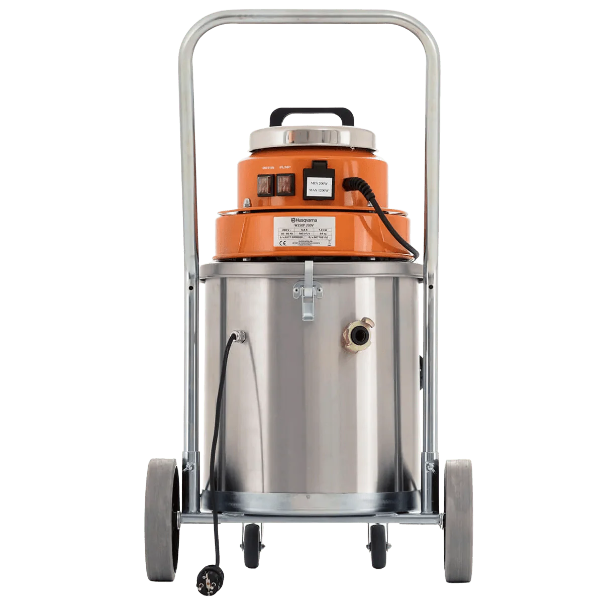 Husqvarna W250P Wet and Dry Slurry Vacuum