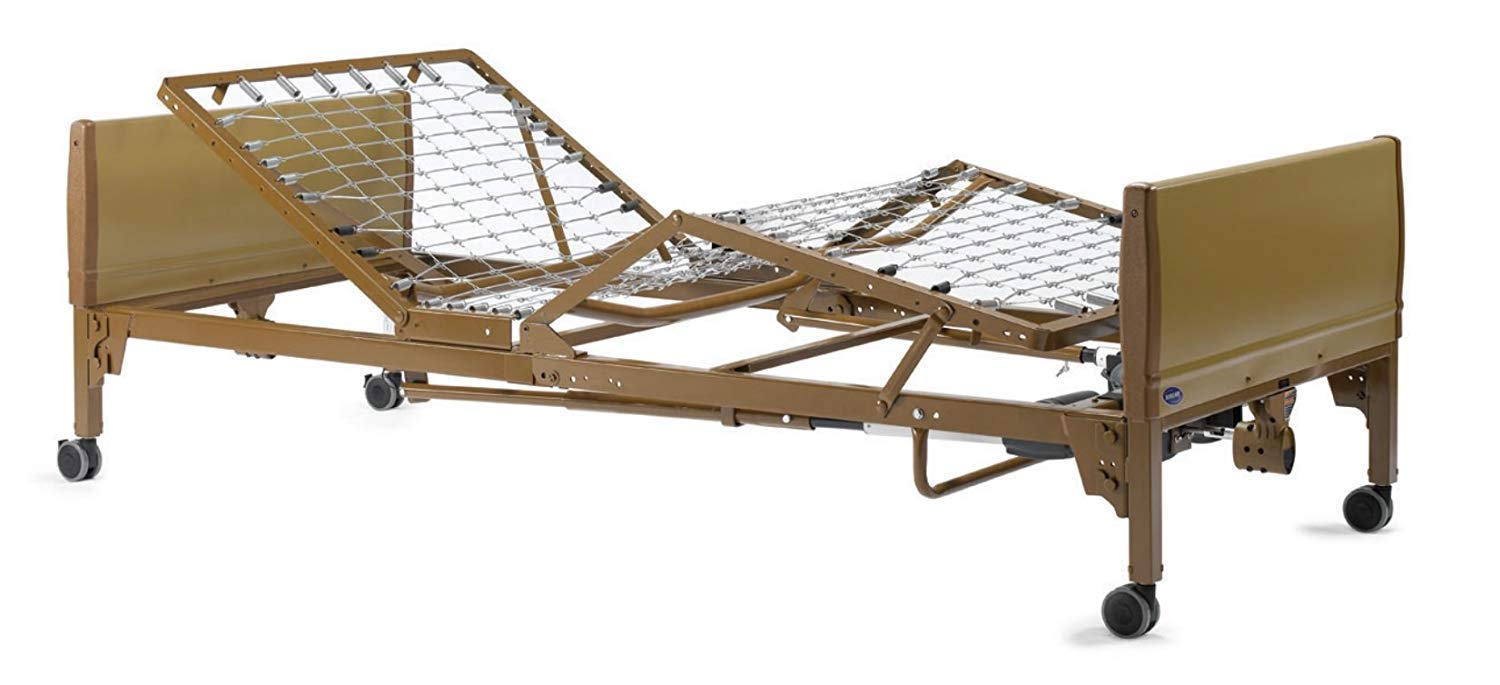 Invacare Low Homecare Bed Bundle Solace Precvention Mattress Low Full-Electric Hospital Bed for Home Use