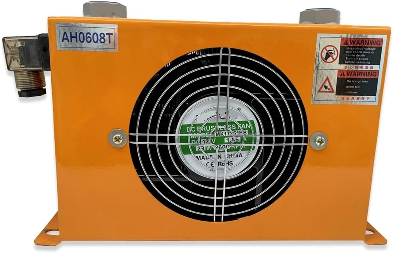 VARNOK Vacuum Generator Air Cooler Oil Cooler AH0607T-CA AW0607T air Cooled Radiator Heat Exchange Hydraulic(AC220V)