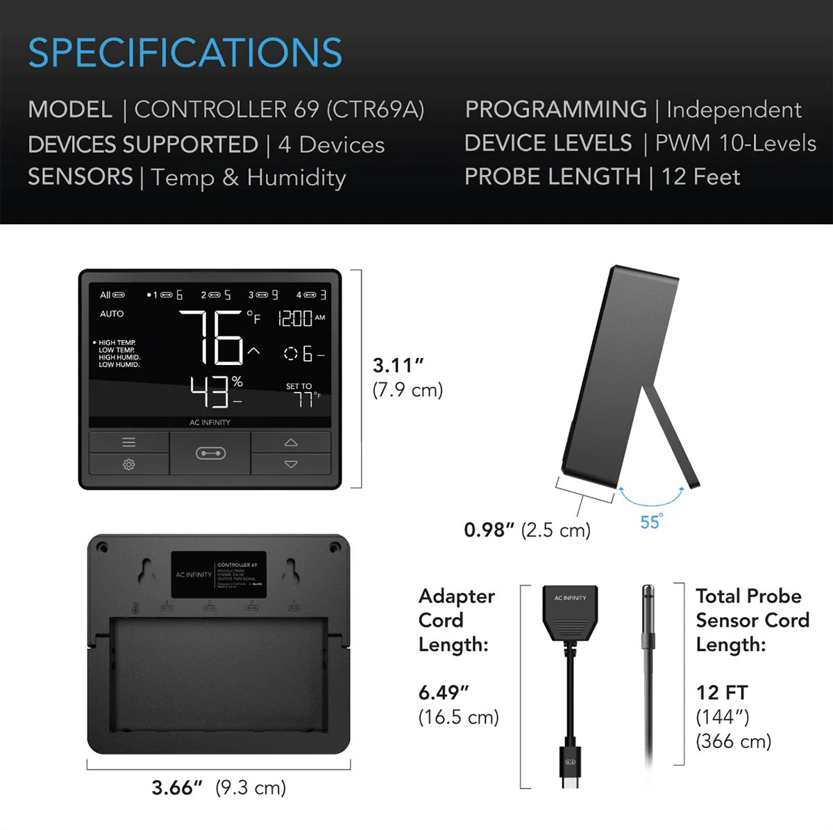 AC Infinity Controller 69 Smart Controller