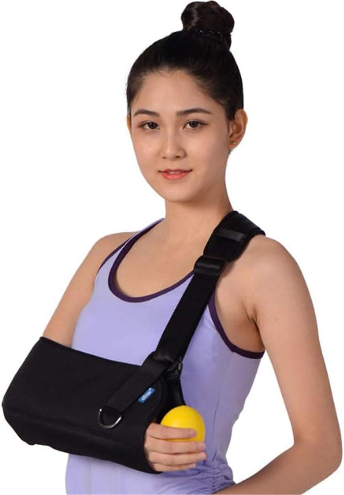 arm Sling Shoulder Sling arm Brace Shoulder immobilizer Ergonomically Designed Medical Sling for Broken & Fractured Bones, Shoulder Surgery, Dislocation, Sprain, Strain(Size:Large)