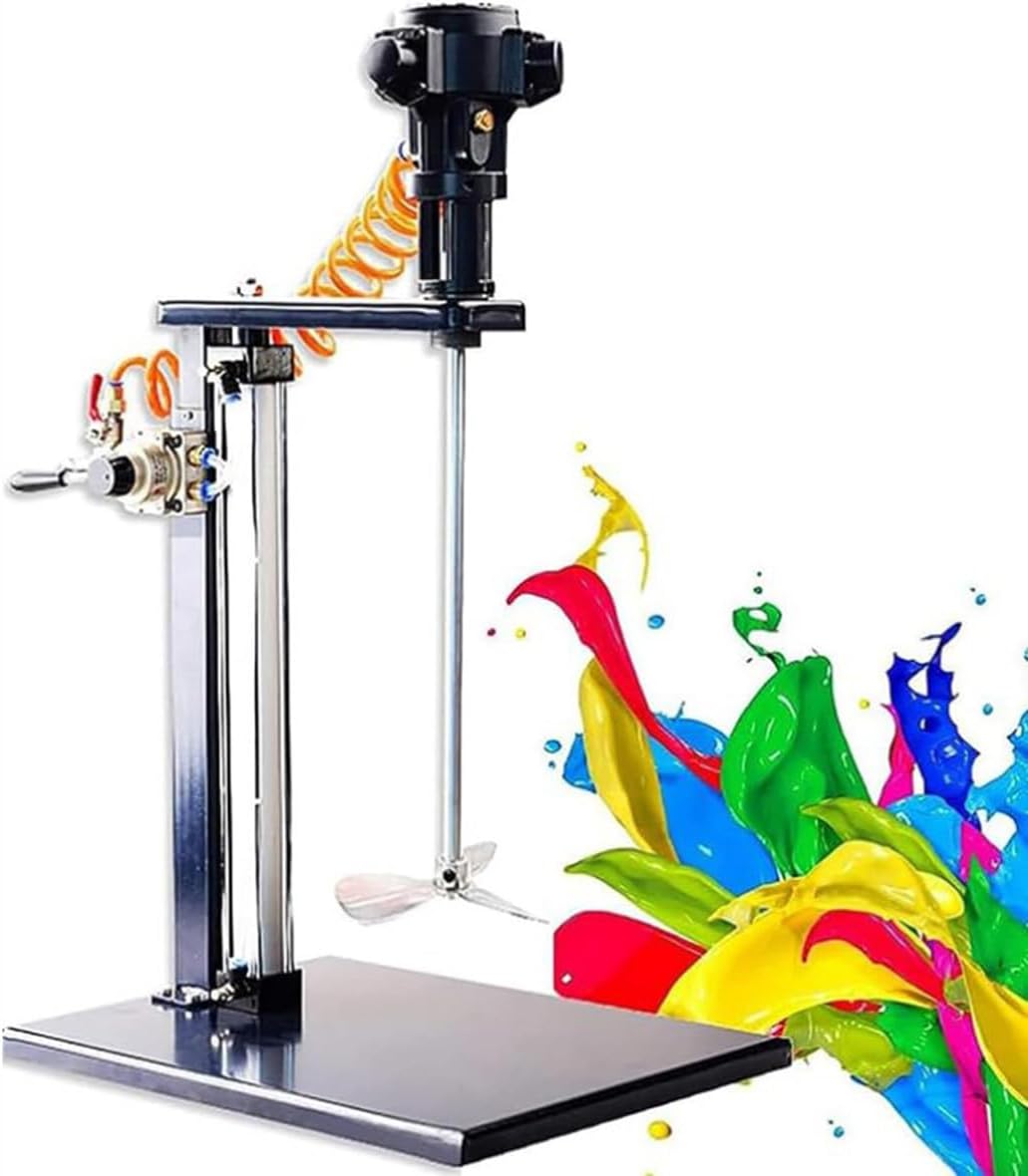 Power Mixers，5 Gallon / 20 Liter Automatic Pneumatic Paint Mixer - Perfect for Mixing Paint in Paint Factory - Easy to Use and Efficient Mixing Solution