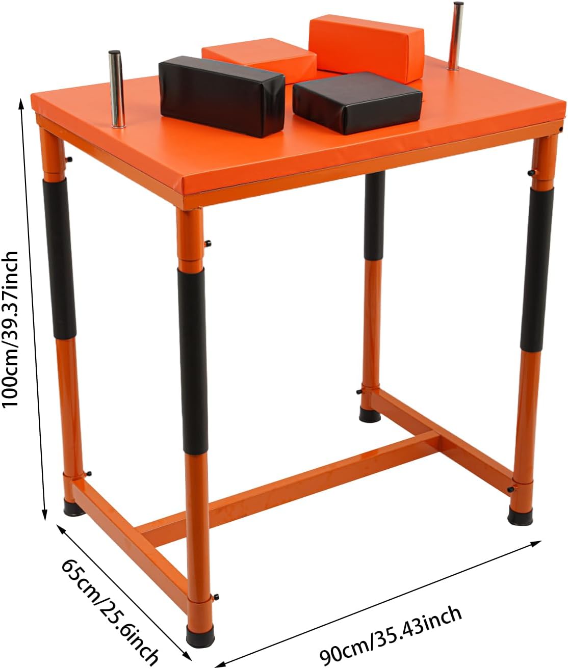 Arm Wrestling Table | Professional Battle Table | Wrist Strength Training Support Plate | with Handles Elbow Pads and Winning Pads | Standard Wrist Stand
