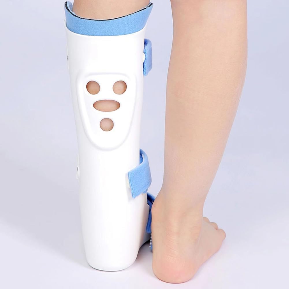 SFKLYU Kids AFO Drop Foot, Splint Ankle Foot Brace, AFO Night Splint Ankle Foot Brace, Walking Sleeping Othopedic for Children Toddler Ankle Foot Orthosis,A Pair,S