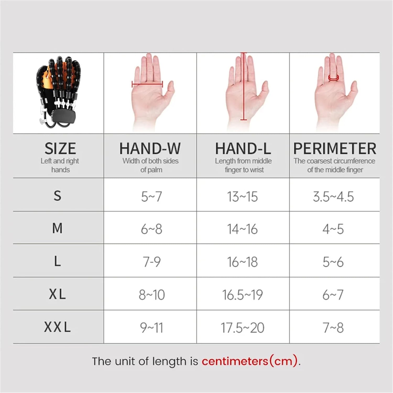 Rehabilitation Robot Gloves, Hemiplegia Finger Rehabilitation Training Equipment, Stroke Hand Splint, ​for Hand Function Recovery