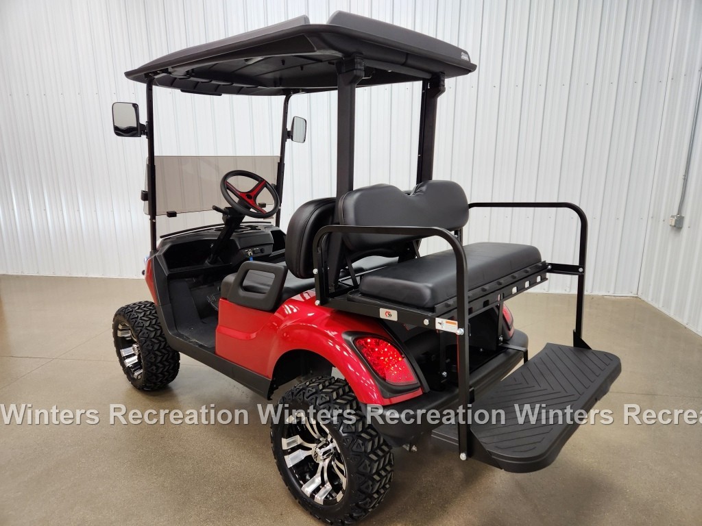 2020 Yamaha Drive 2 Lithium Ion STREET READY Golf Cart, Jasper Red