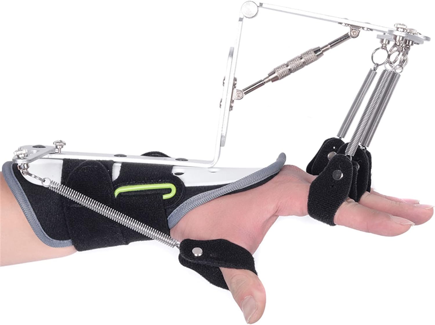 Posture Corrector Adjustable Finger Wrist Orthotics - Finger Brace Splint Support Hand Rehabilitation Training Finger for Stroke Hemiplegia Patients Tendons Exercise