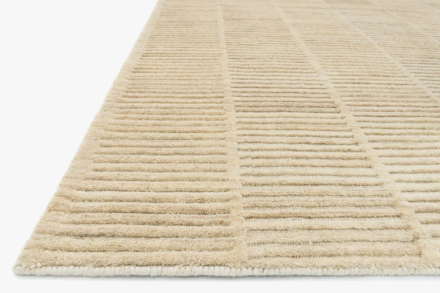Loloi Hadley Collection - Transitional Hand Loomed Rug in Natural (HD-01)