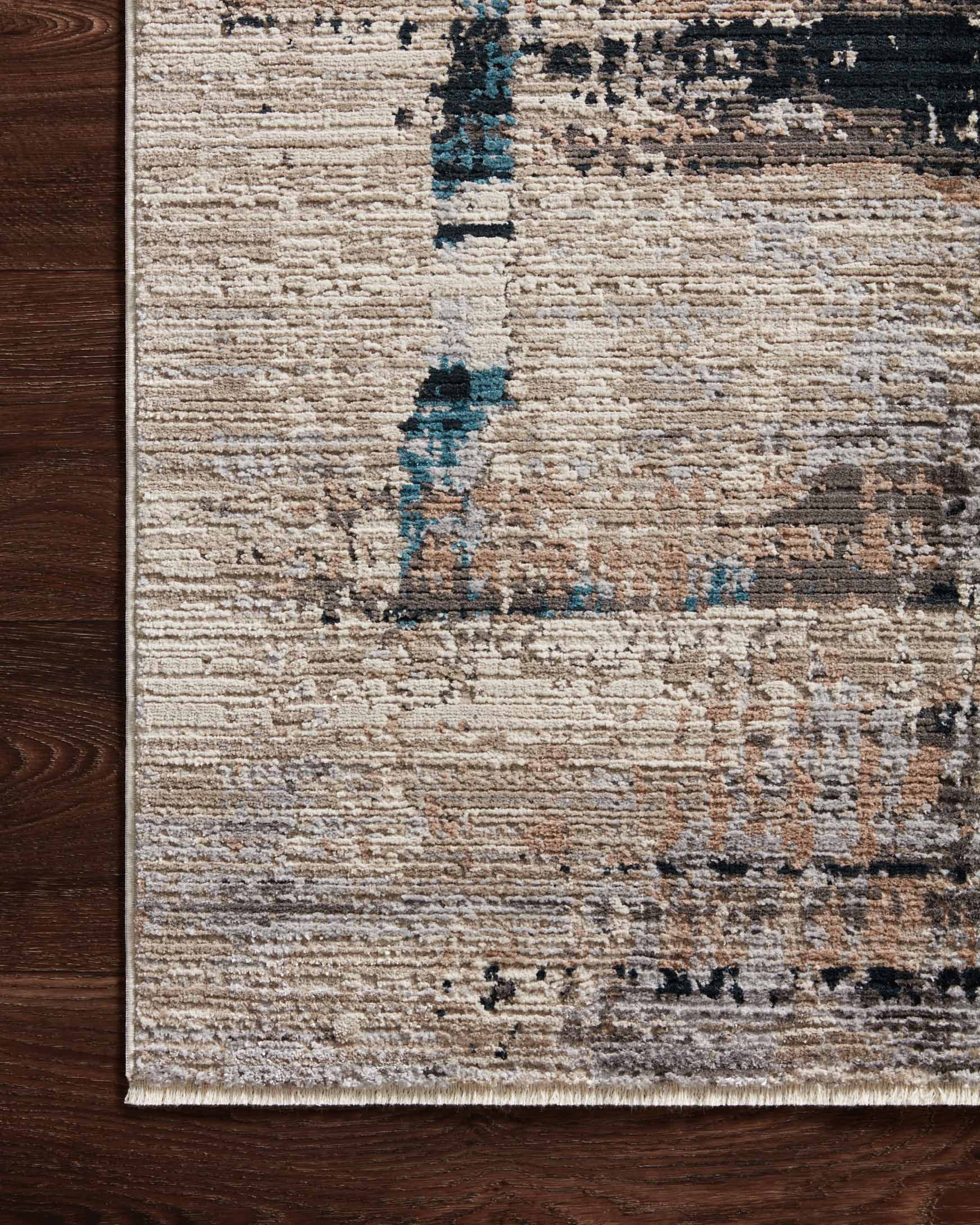 Loloi Leigh Collection - Transitional Power Loomed Rug in Granite & Slate (LEI-01)