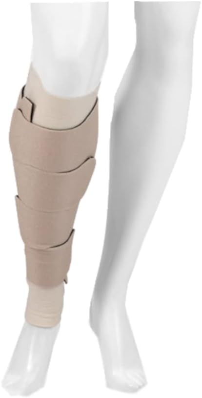 Juzo Reversible Versatile Support 30-60mmHg Calf Compression Wrap, Beige, L Max Regular