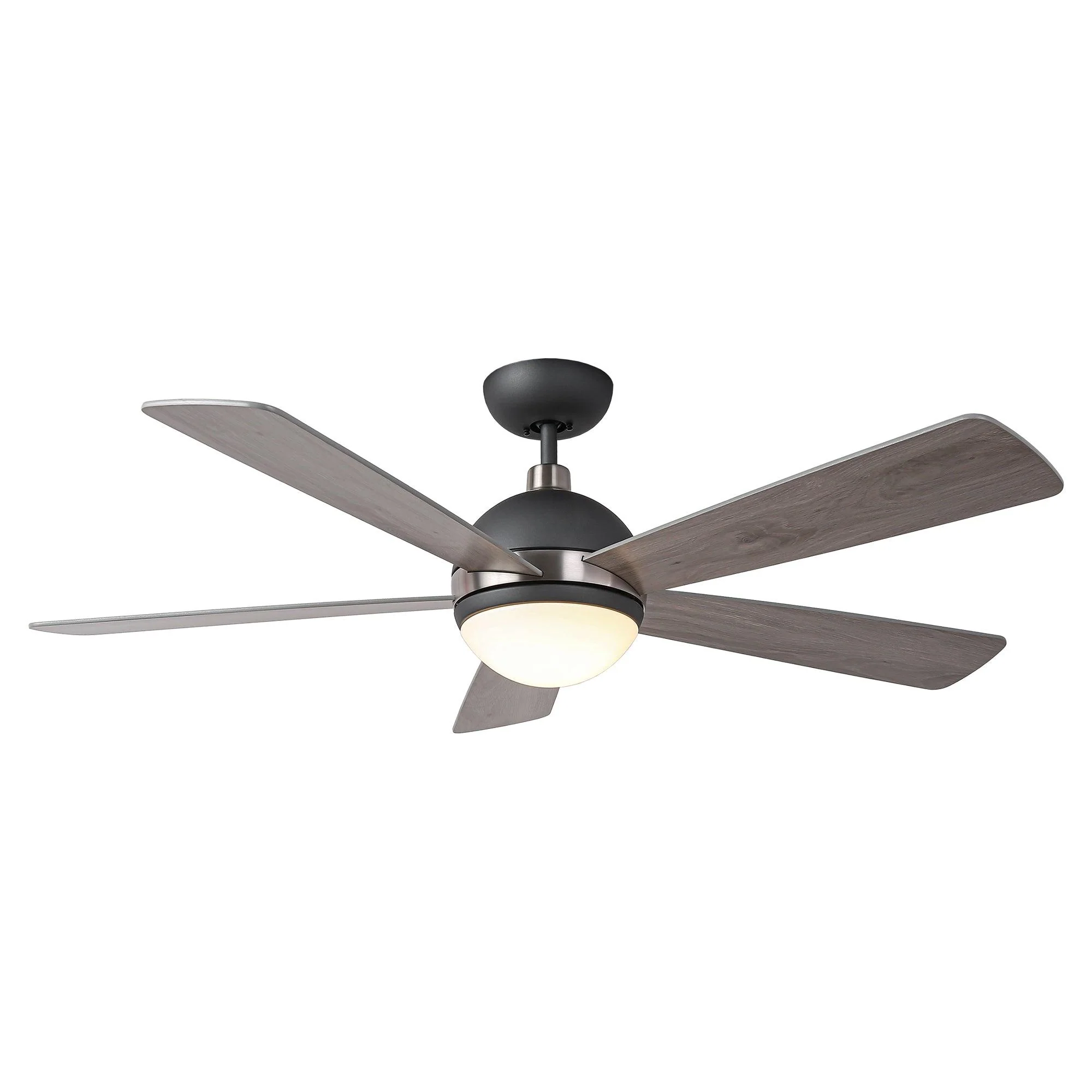 Parrot Uncle 52-Inch Industrial 5 Blades Ceiling Fan with LED Lighting