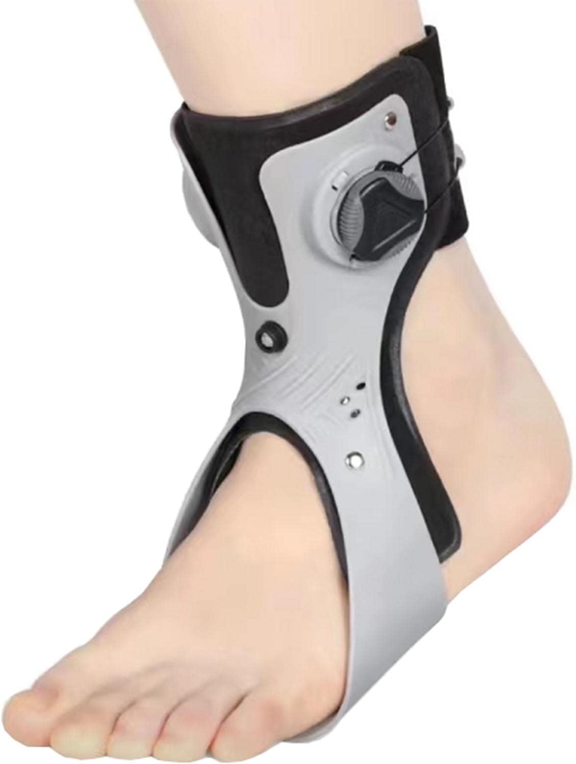 Drop Foot Brace Orthosis Drop Foot Brace Plantar Fasciitis Splint with Inflatable Airbag Suitable for Hemiplegia Stroke Shoes Walking (Left M)