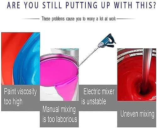 Power Mixers，5 Gallon / 20 Liter Automatic Pneumatic Paint Mixer - Perfect for Mixing Paint in Paint Factory - Easy to Use and Efficient Mixing Solution