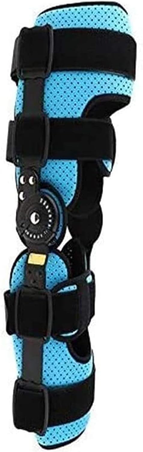 Adjustable Unisex Hinged Knee Brace Leg Stabilizer, Post-Op Knee Brace, for Recovery Stabilization for Acl, Pcl, MCL,Right