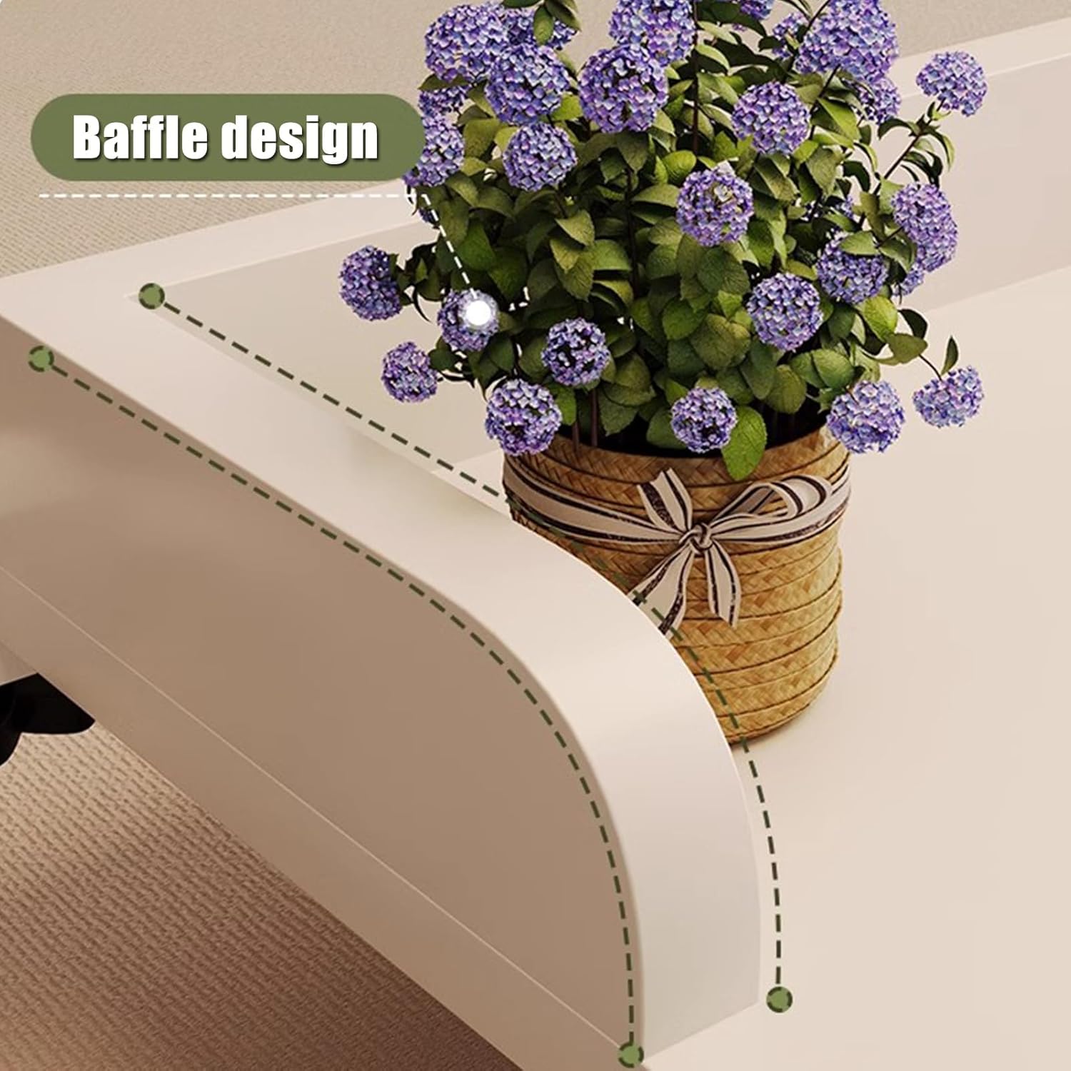 Adjustable Overbed Table with Wheels - Adjustable Height and Length Overbed Table Queen Size Mobile Bed Desk for Hospital and Home use,350lbs Weight Capacity,Black-140-230cm(55.1-90.6in)