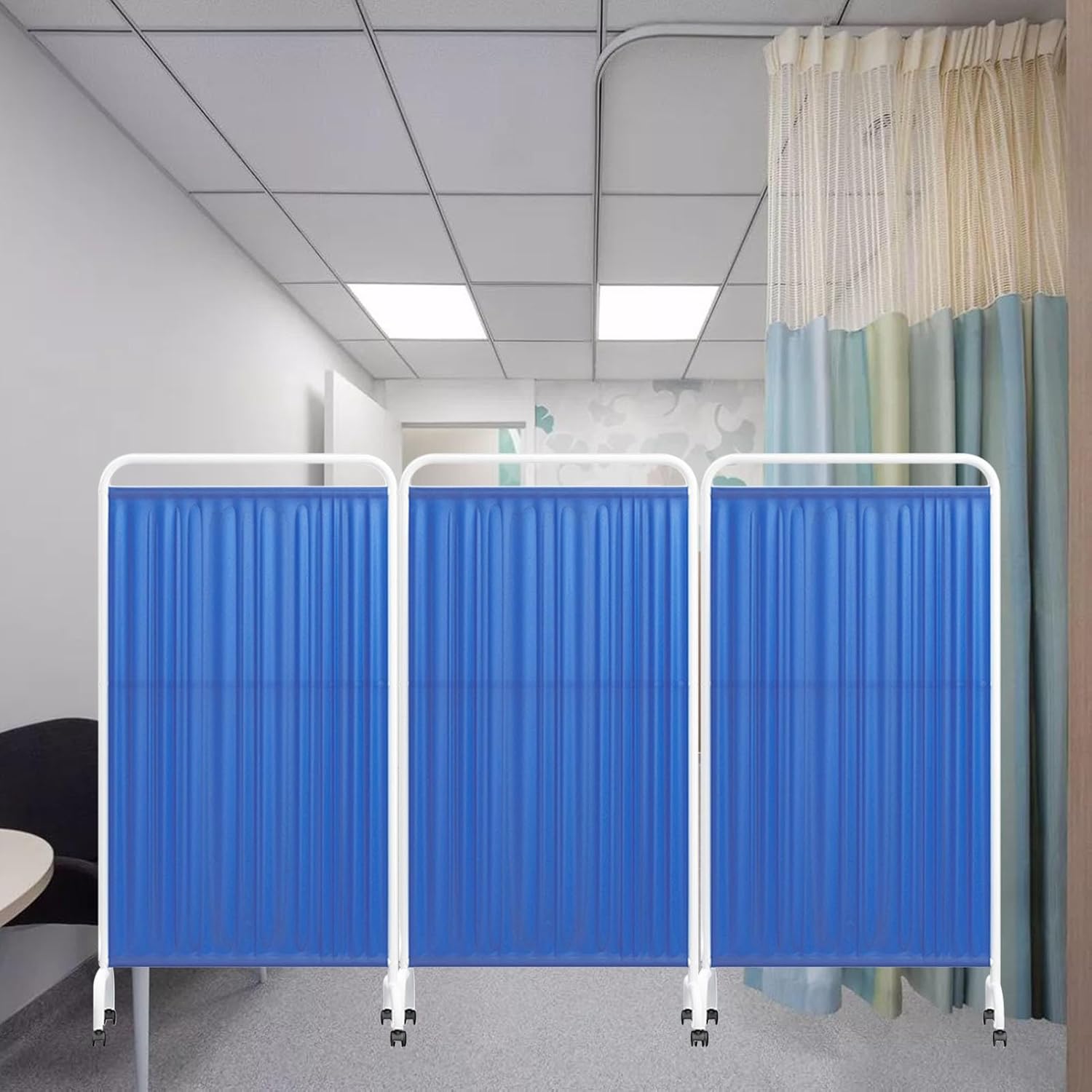 Yellow 5-Panel Medical Privacy Screen - 70.8