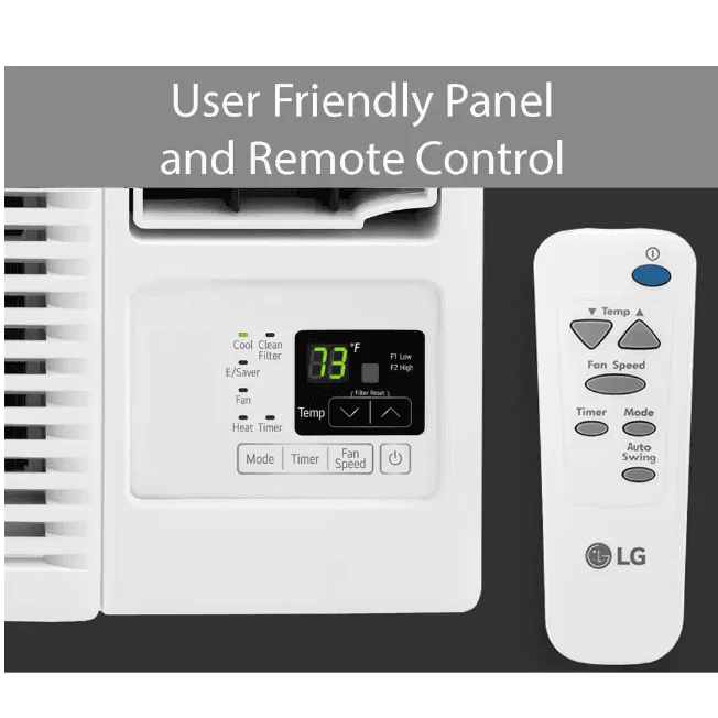 LG 18,000 BTU Wi-Fi Window Air Conditioner w/ Heat