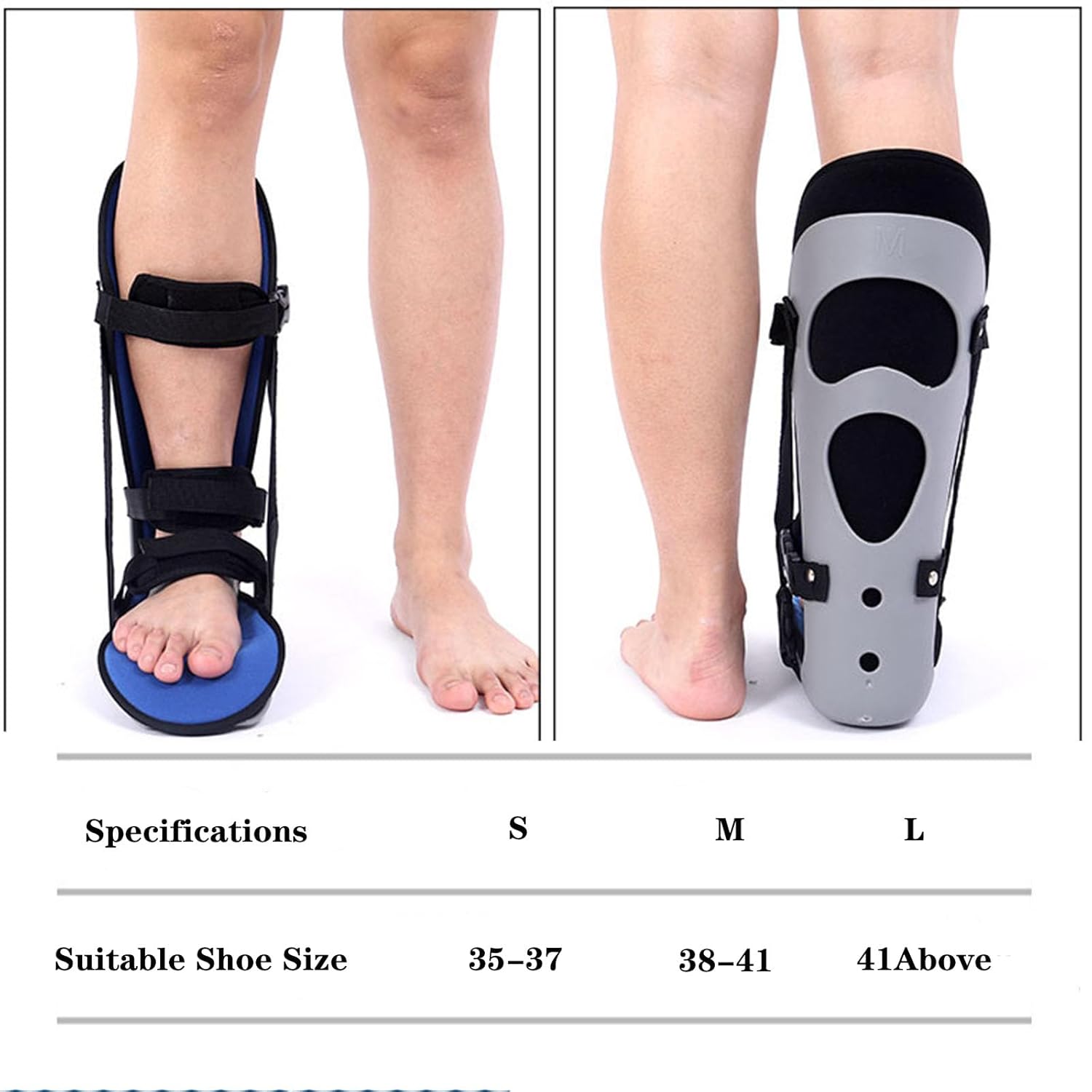 Adjustable Night Splint Night Splint Brace Orthopedic Sleeping Stretch Boot for Men and Women for Heel Spur, Foot Pain,L