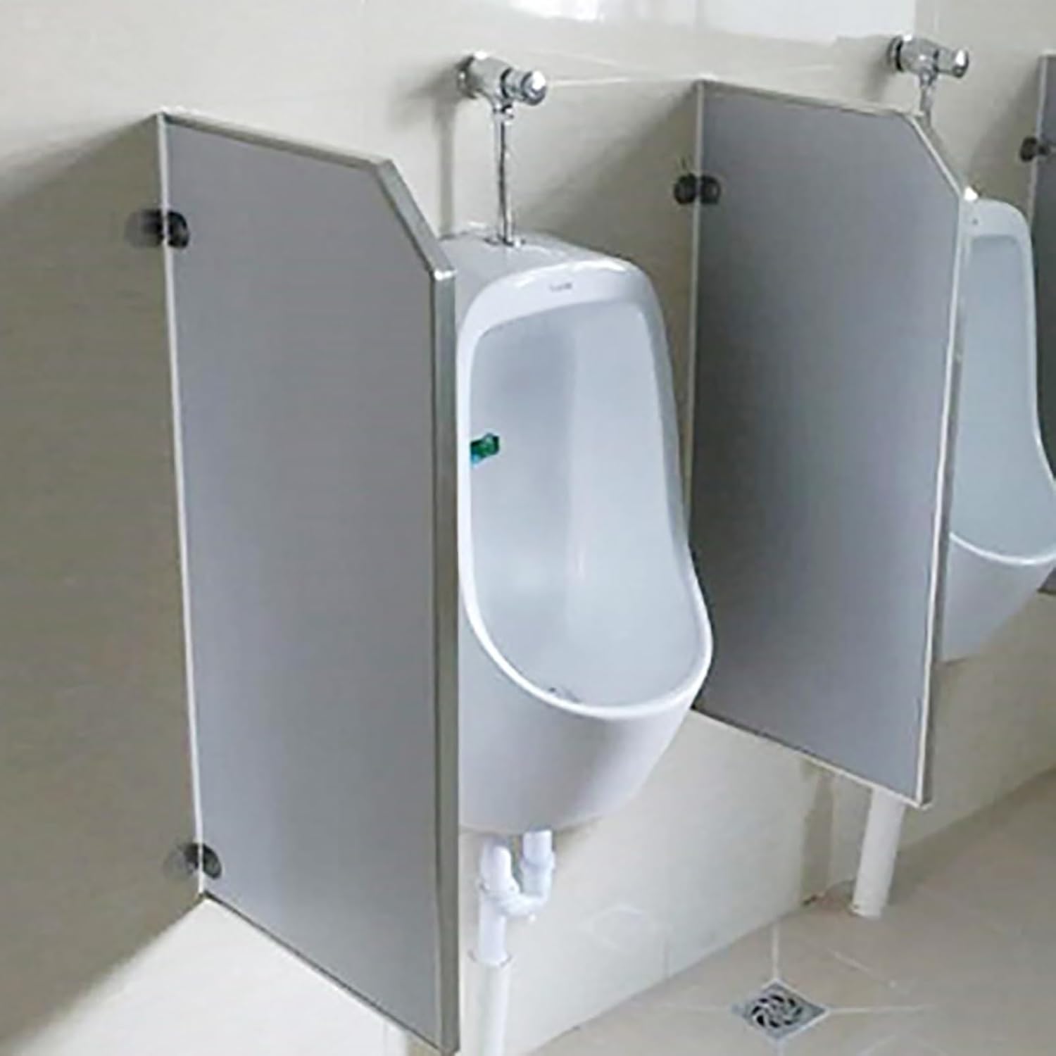 Urinal Screen Toilet Partition, Toilet Partition with Urinal Privacy Screen for Men, Wall-Mounted Wooden Partition Panel Board Urinal Baffle, Schools/Shopping Centers