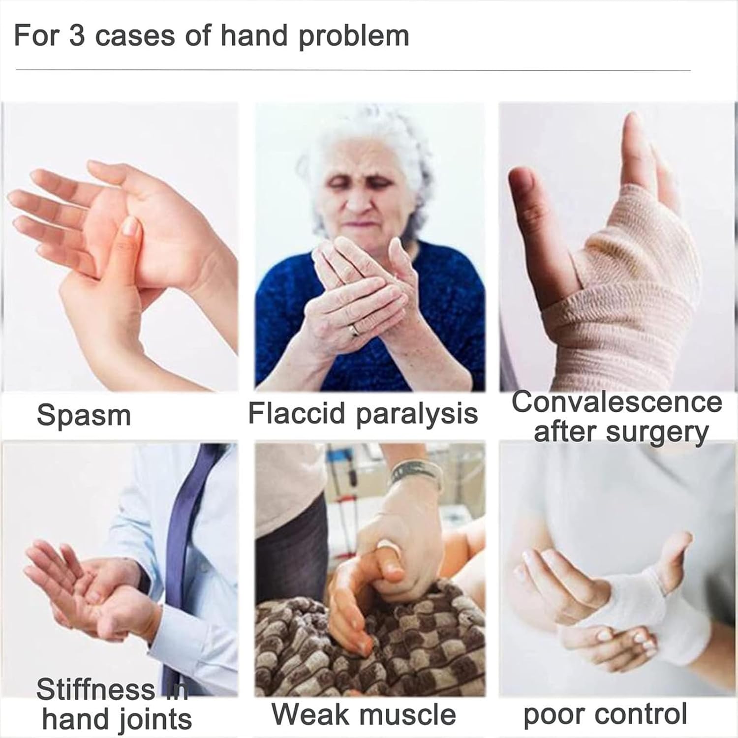 GaRcan Rehabilitation Robot Gloves,Finger Rehab Training Training Equipment,for Stroke Hemiplegia Patients Assistive Gloves,Autonomous Training,Easy Operation