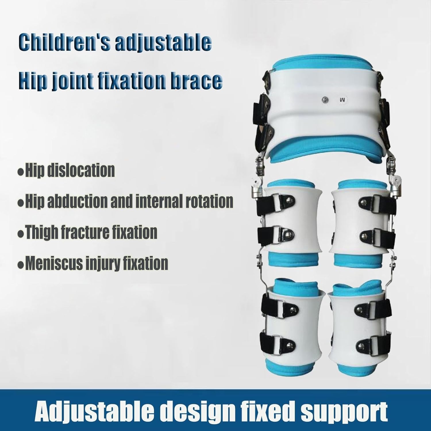 Hip Joint Correction Children'S Hip Joint Dislocation Orthosis Adjustable Hip Abduction Brace Post Op Hip Stabilizer For Femoral Fracture, Femoral Head Surgery Recovery(B,Small)