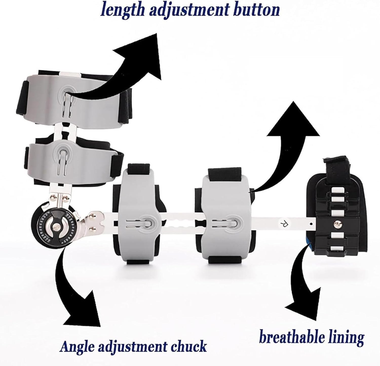 Hinged Elbow Brace for Cubital Tunnel Syndrome,Night Elbow Sleep Support Immobilizer,Adjustable Elbow Splint for Ulnar Nerve, Tennis Elbow,Tendonitis,Post Op(