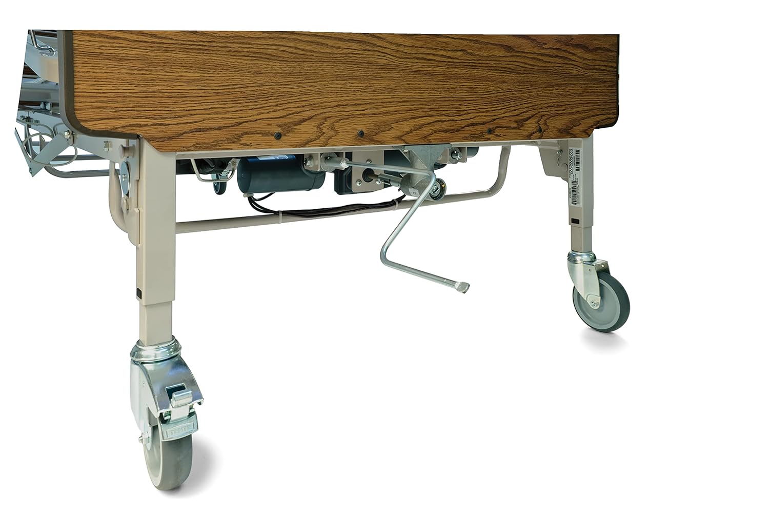 Lumex Full-Electric Bariatric Homecare Bed with Mattress and Head Half Rails, 600 lbs Weight Capacity, Hospital Bed for Home Care and Medical Use, ABL-B700-PKG