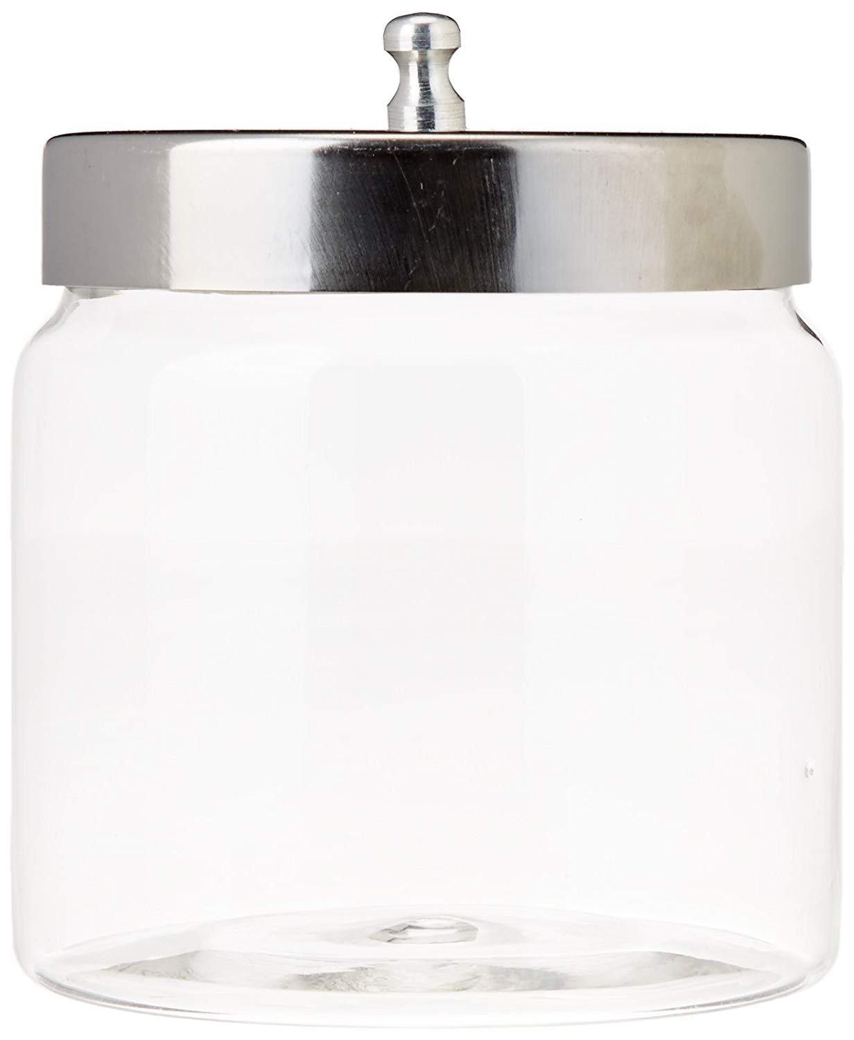 Grafco Glass Medical Sundry Jars with Lids, 6 x 6”, Clear Unlabeled Jars for Supplies (6 Count)