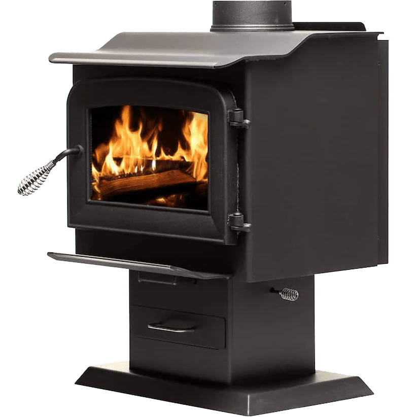 Ashley Hearth 1,200 Sq. Ft. Pedestal Wood Stove