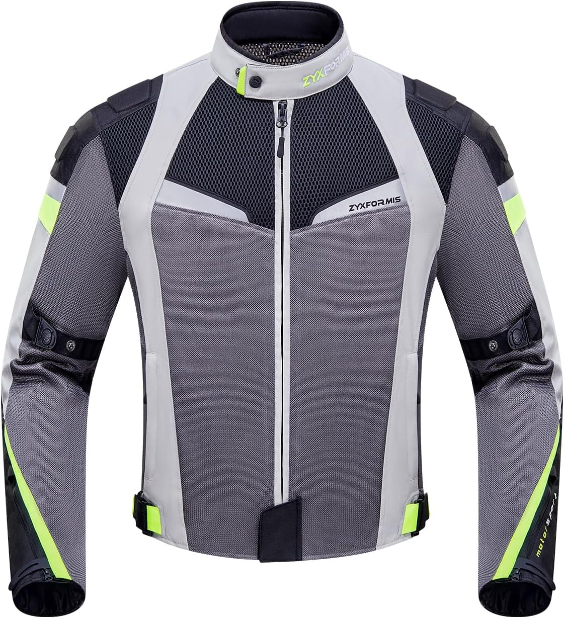 Summer Motorcycle Jacket, Breathable Mesh Motorcycle Riding Jacket For Men With CE Armored