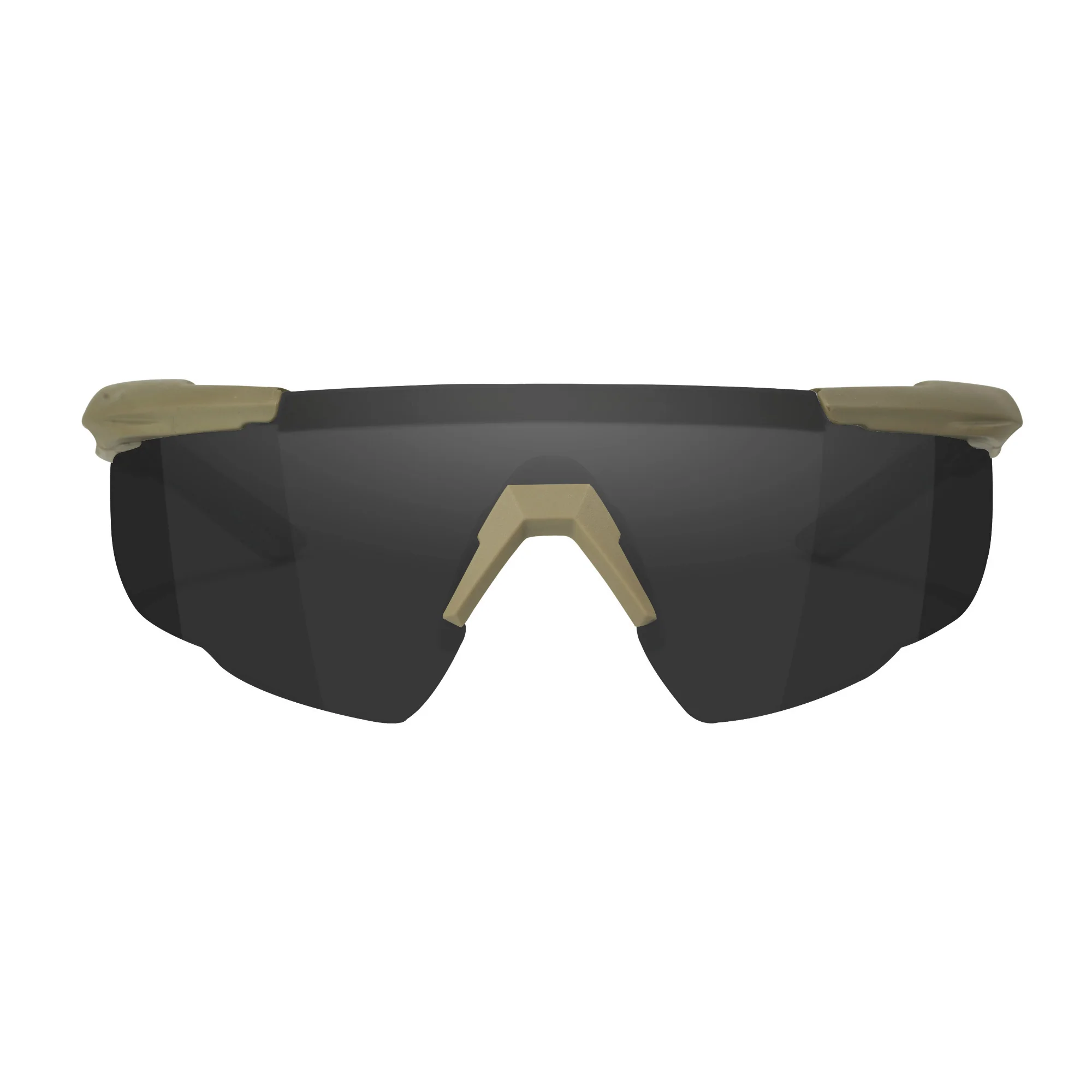 Wiley-X Saber Advanced 3 Lenses Sunglasses (Smoke Gray, Clear, Light Rust Lens)