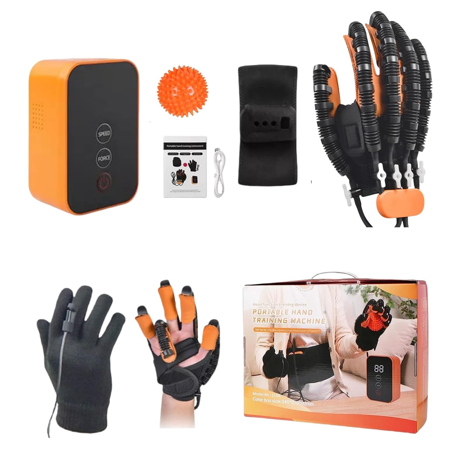 Portable Rehabilitation Robot Gloves,Gloves For Stroke Hand,Rehab Robot Glove For Stroke, Stroke Hand Therapy Equipment,Robot Gloves For Rehabilitation Training,Robotics Hand, The Strokes